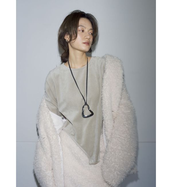 Ungrid「【Htage】ビッグシルエットボアジャケット」|その他|
