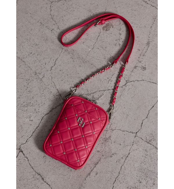 GYDA「GG bijou quilting ミニショルダーBAG」|ショルダー・メッセンジャー|ピンク