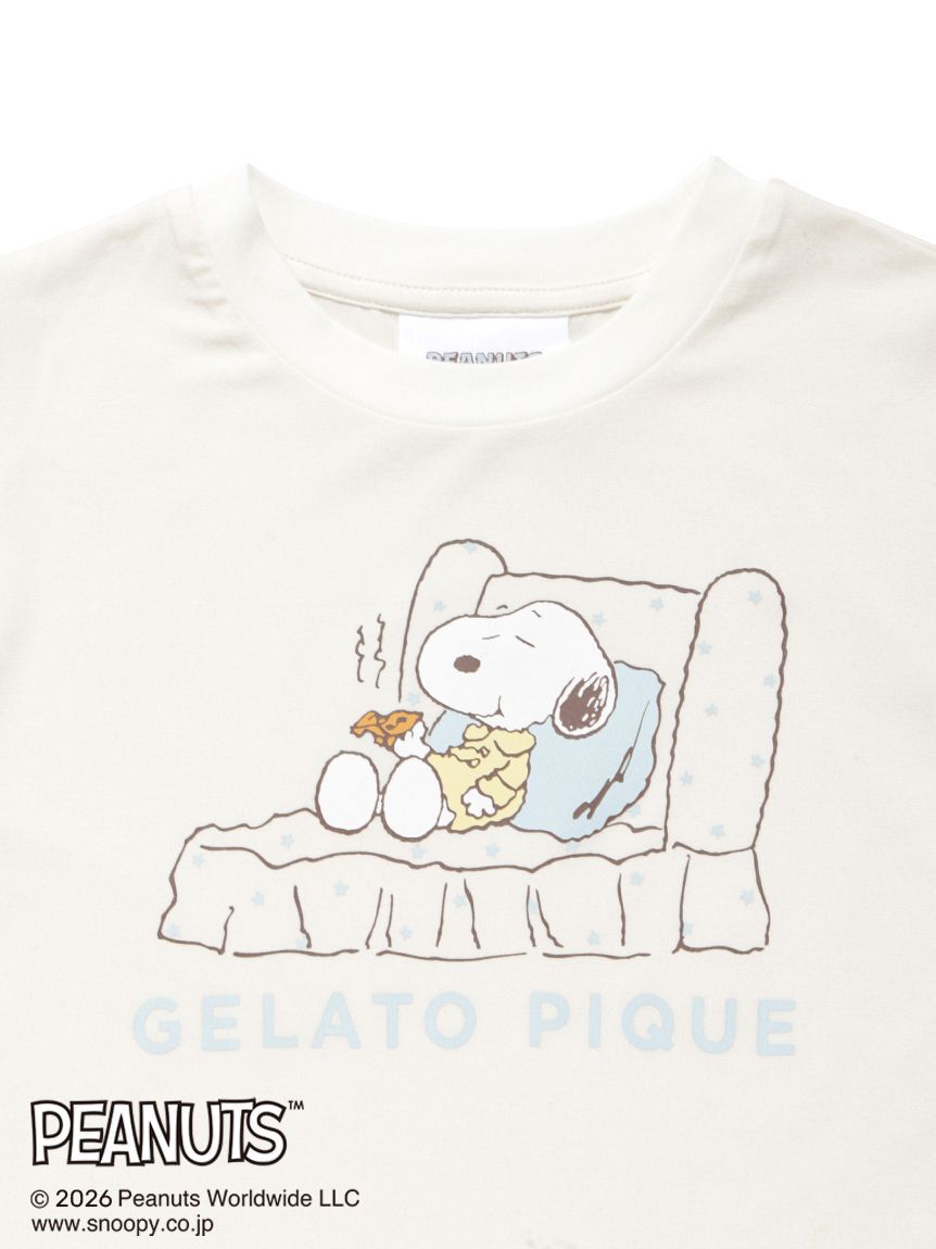 GELATO PIQUE KIDS & BABY「【PEANUTS】【KIDS】【接触冷感】ワンポイントTシャツ」|ルームウェア|