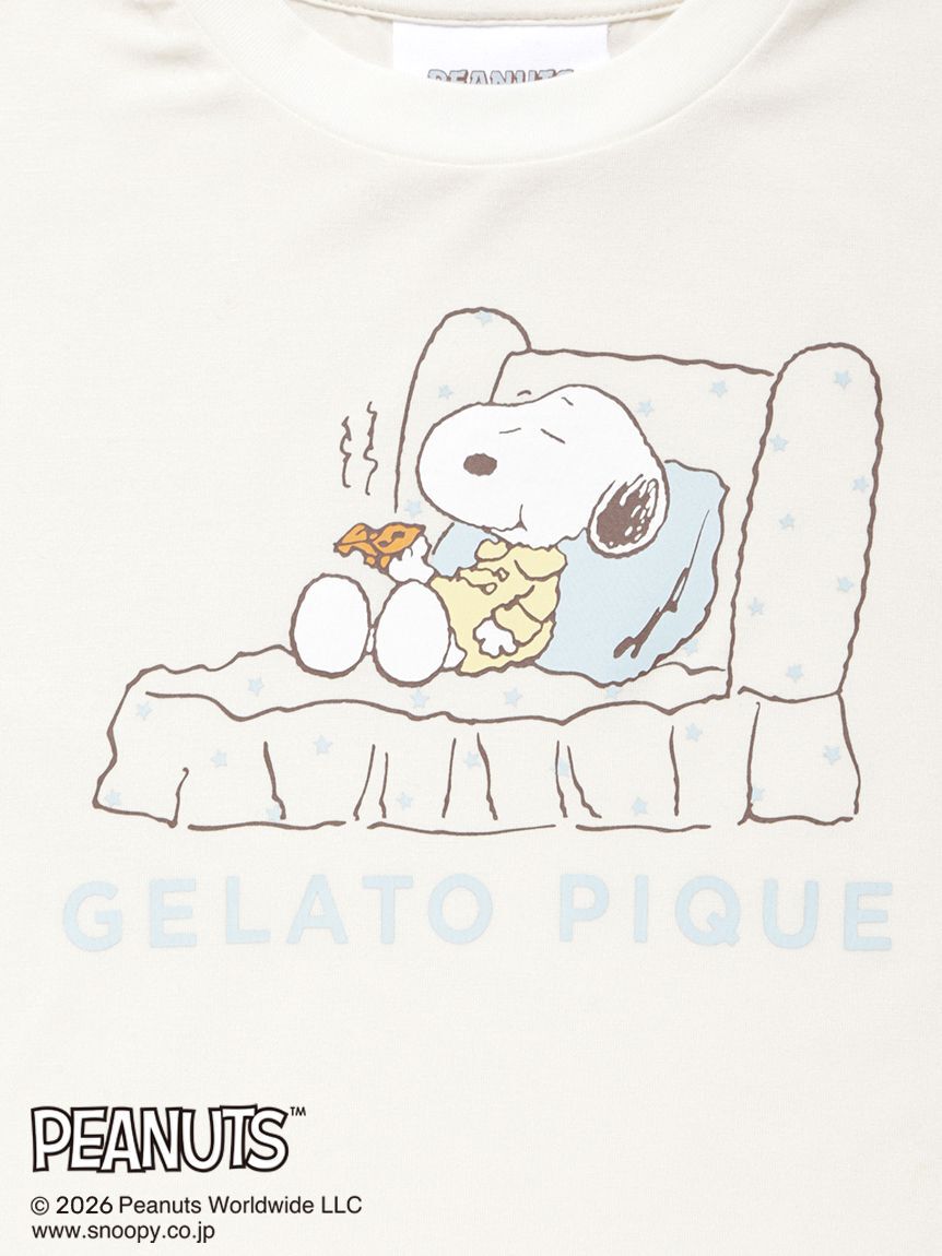 GELATO PIQUE KIDS & BABY「【PEANUTS】【KIDS】【接触冷感】ワンポイントTシャツ」|ルームウェア|