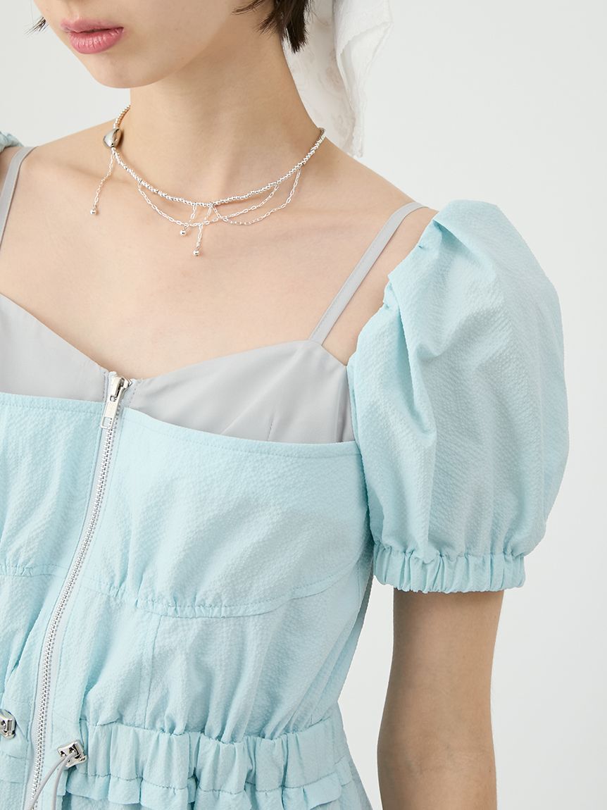 LILY BROWN「【UVカット】オフショルワンピース」|ワンピース|