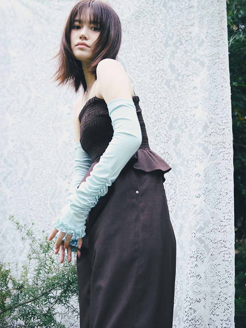 LILY BROWN「【UVカット】ペプラムコンビネゾン」|ワンピース|BRW