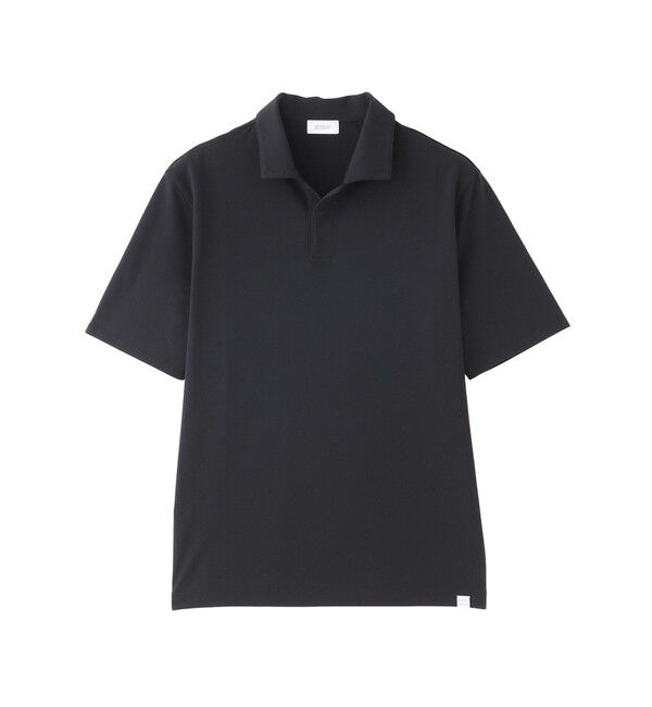 MACKINTOSH PHILOSOPHY「【WEB&一部店舗限定】ピケ鹿の子スキッパーポロ」|Tシャツ・カットソー|ブラック