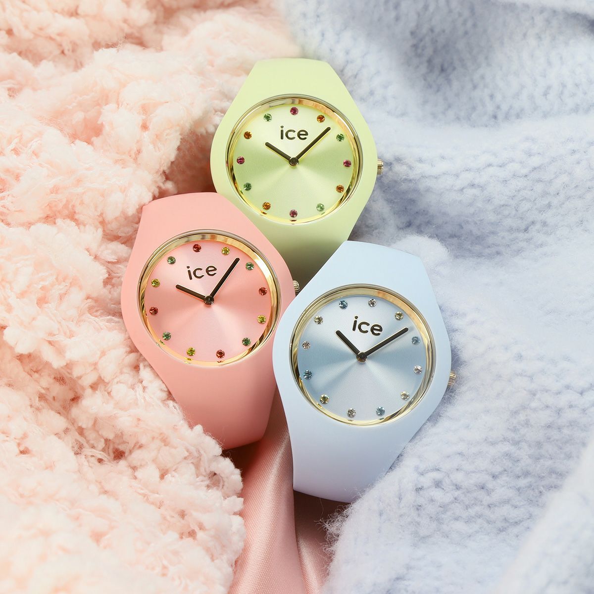 ICE-WATCH「〈ICE-WATCH(ｱｲｽｳｫｯﾁ)〉ICE cosmos ｸｫｰﾂﾋﾟﾝｸ ｽﾓｰﾙﾌﾟﾗｽ」|腕時計|