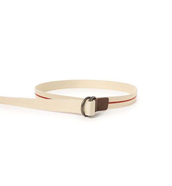 BEAMSBOY「【別注】GEVAERT BANDWEVERIJ / 30mm カラー ライン ベルト」|ベルト|NATURAL