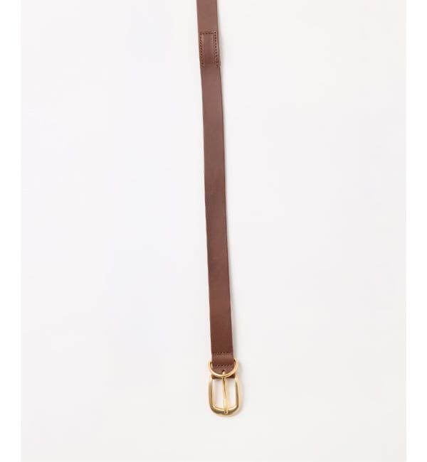 JOURNAL STANDARD「《予約》【FOLL / フォル】buttelo leather basic belt」|ベルト|ブラウン