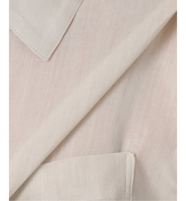 Spick and Span「《セットアップ可》ラミーブレンドフレンチスリーブシャツ」|シャツ・ブラウス|