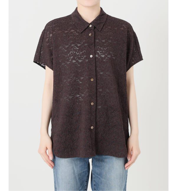 Spick and Span「レースフレンチスリーブシャツ」|シャツ・ブラウス|