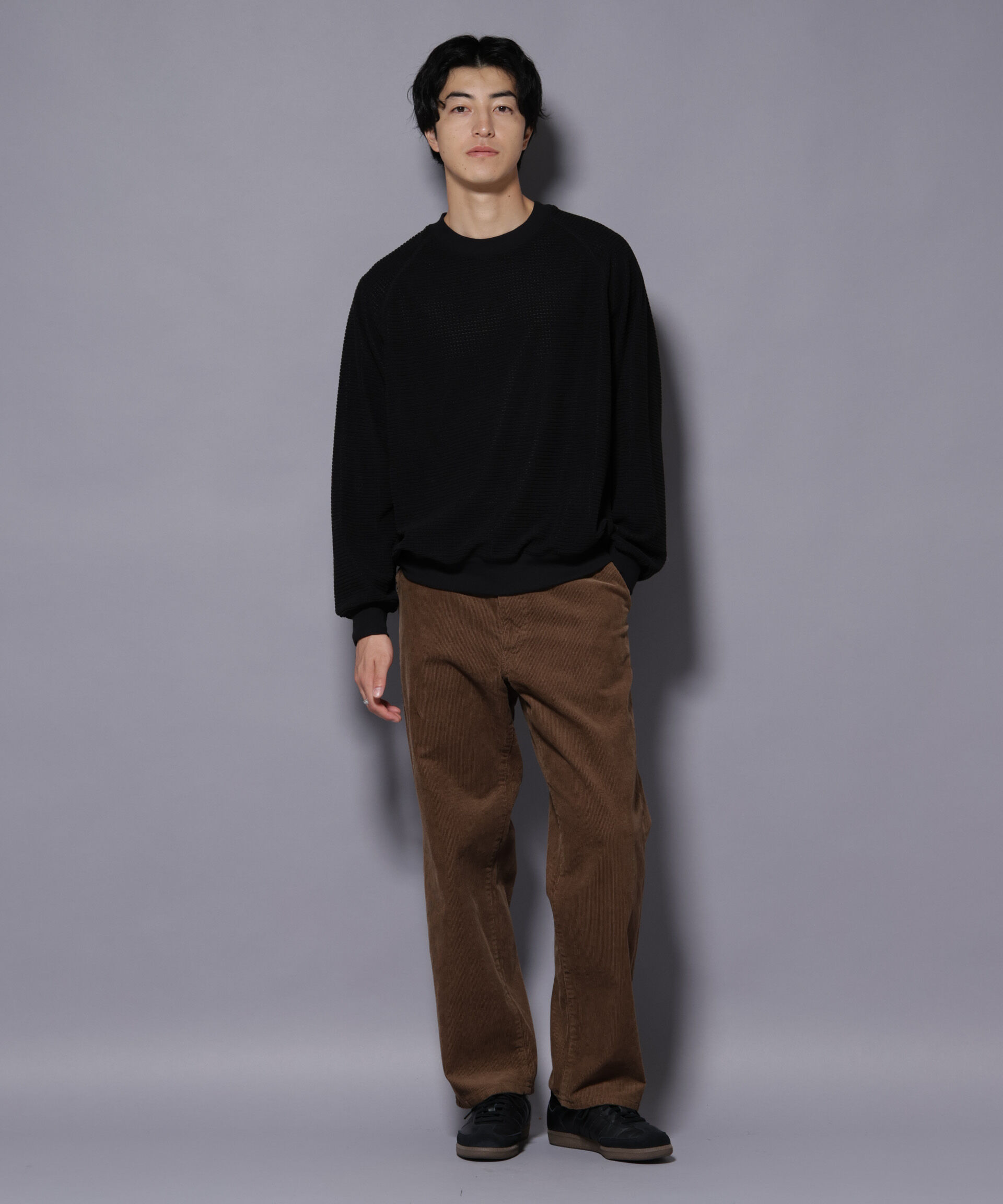 NANO universe「NORMANBROS別注 ワッフルフリース 長袖」|Tシャツ・カットソー|