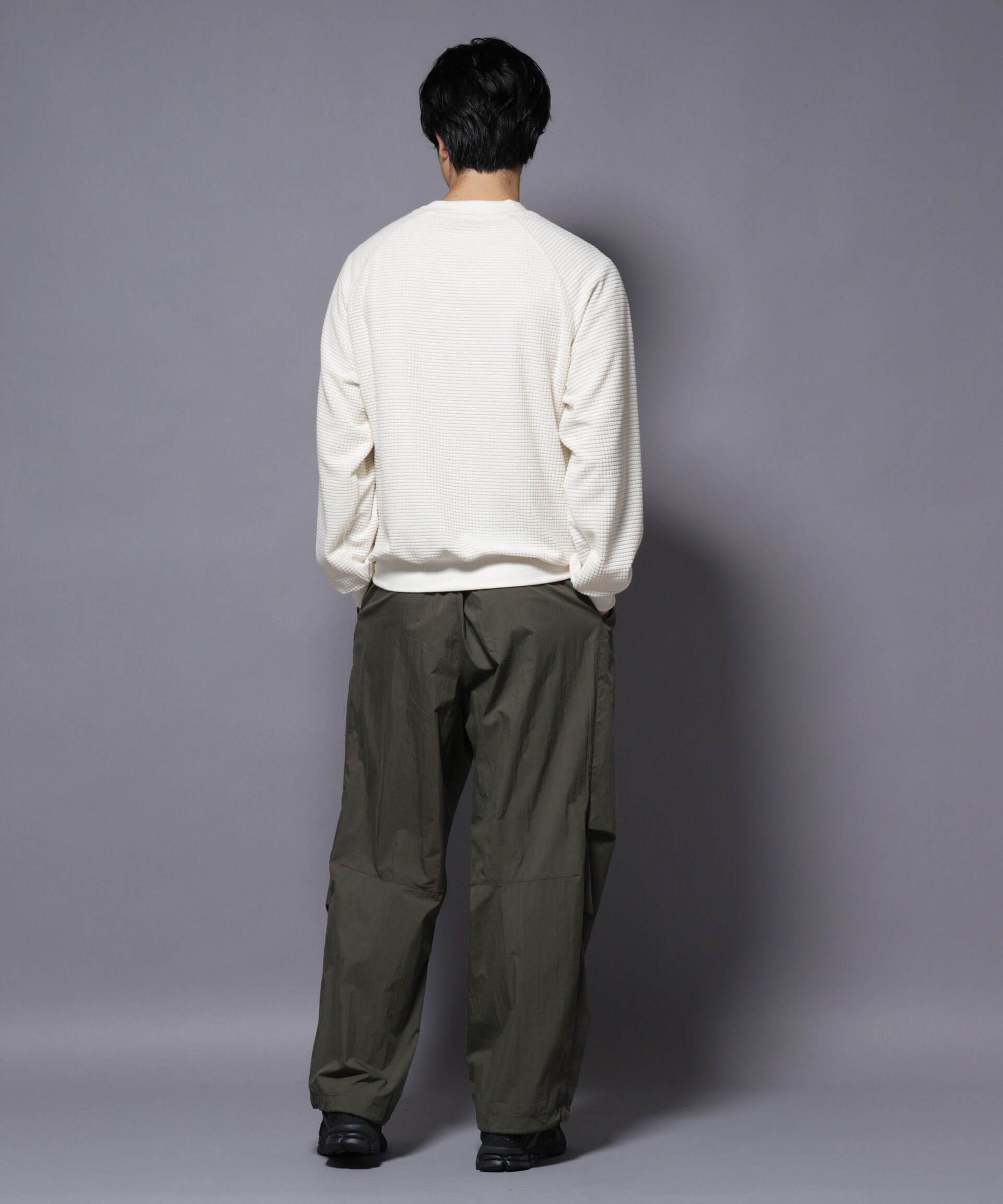 NANO universe「NORMANBROS別注 ワッフルフリース 長袖」|Tシャツ・カットソー|