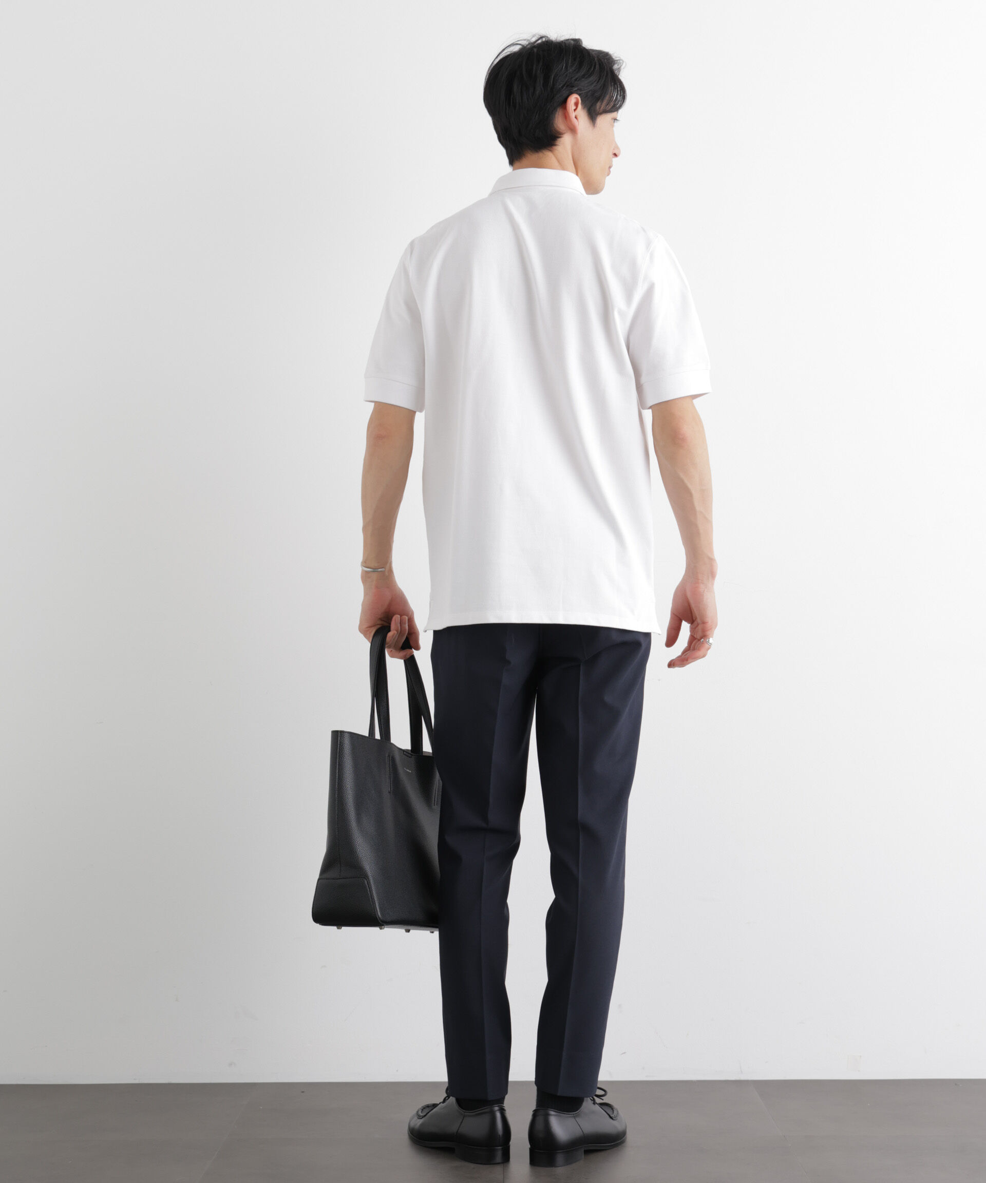 nano･universe「Anti Soaked(R) 汗染み防止 比翼ポロシャツ」|Tシャツ・カットソー|