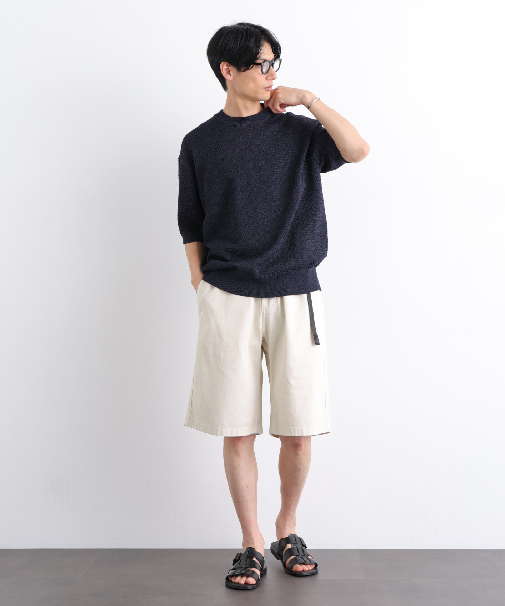 nano･universe「Gramicci/別注 Archive Big Shorts」|チノ|