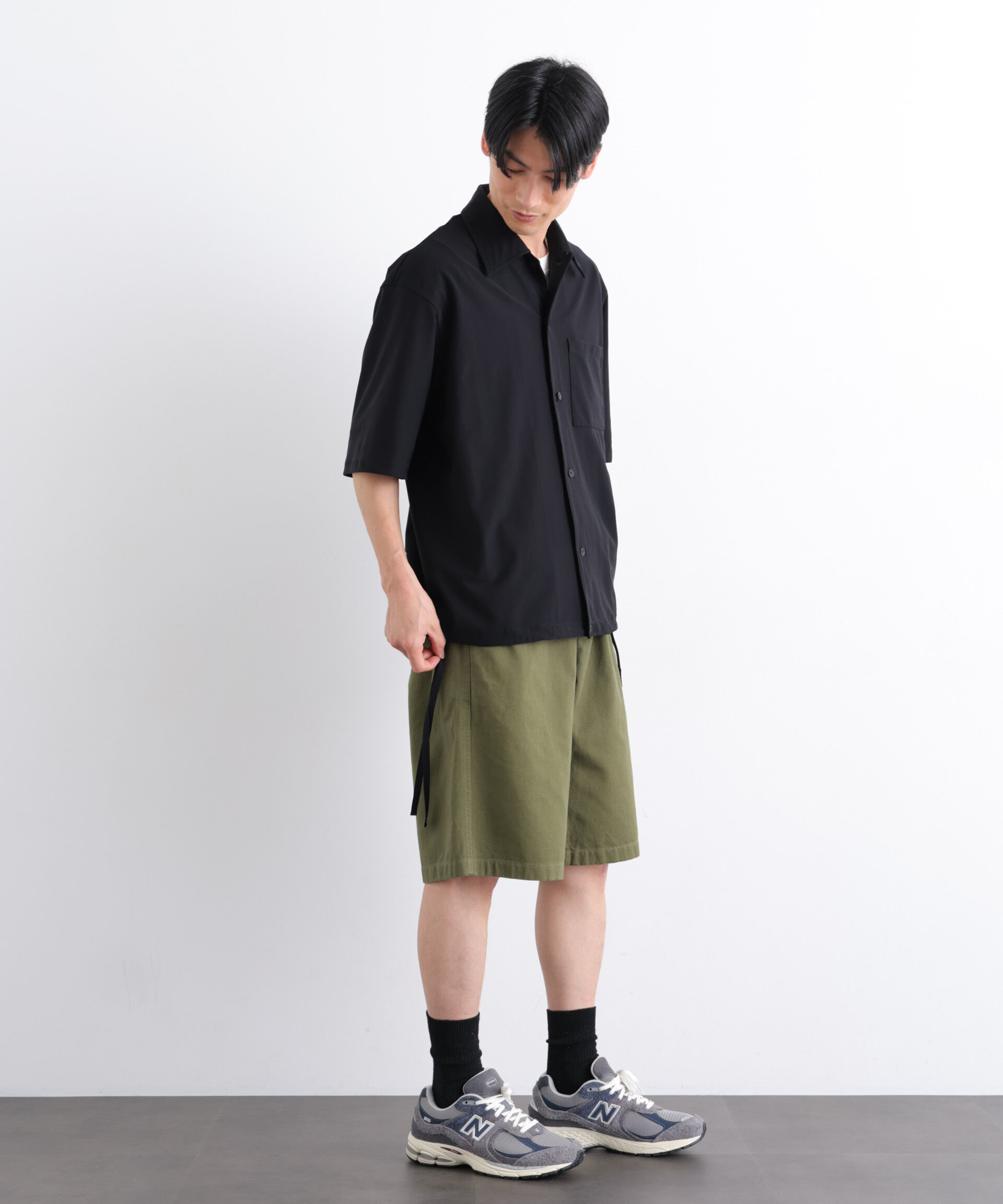 nano･universe「Gramicci/別注 Archive Big Shorts」|チノ|