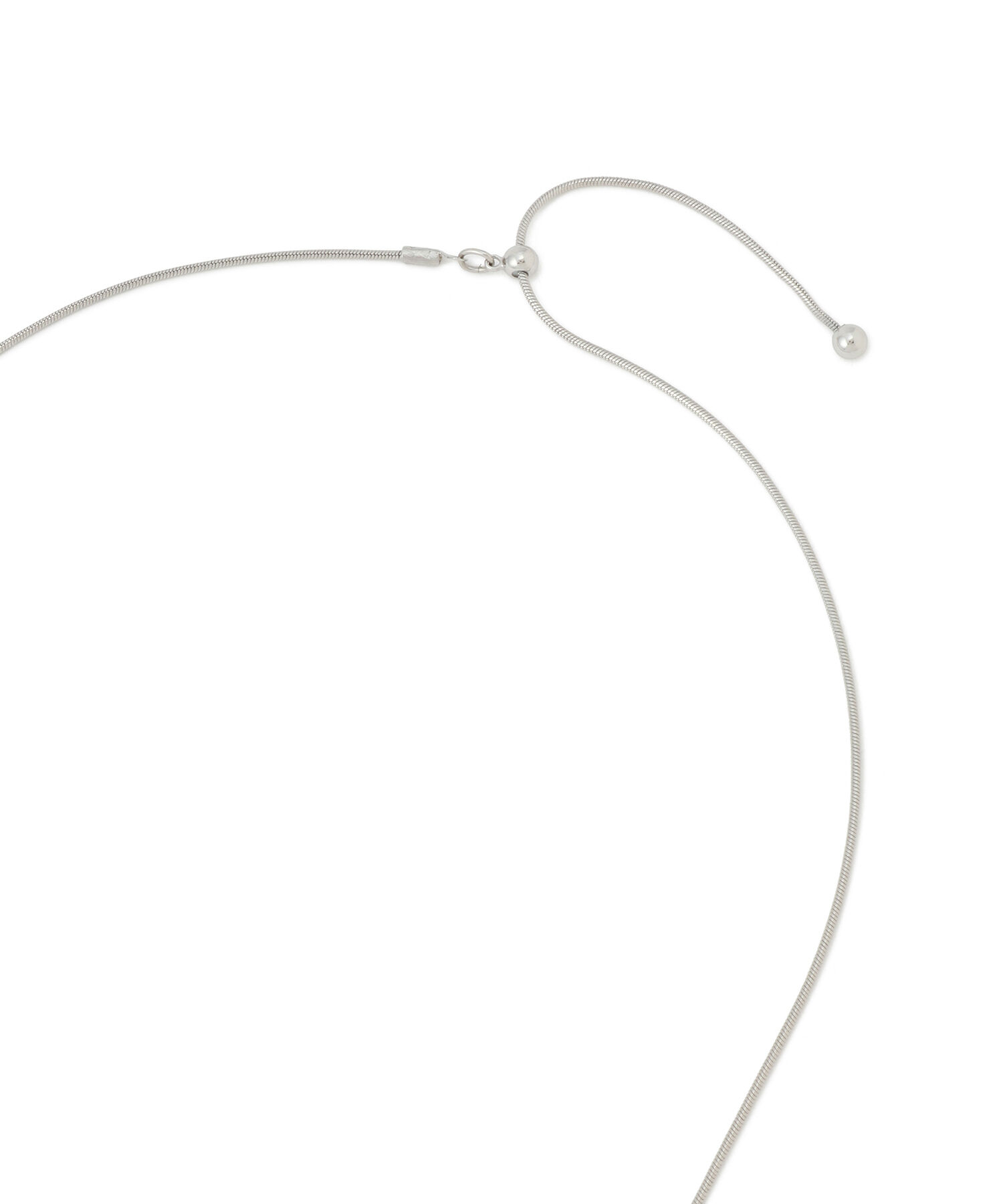 ADAM ET ROPE'「【WEB限定】プレートドットネックレス」|ネックレス|
