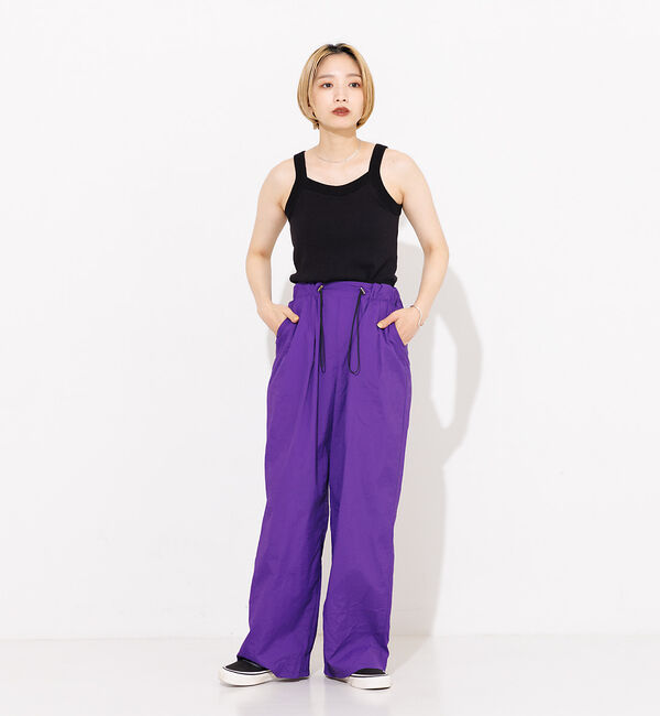 NOMINE「カップイン アメスリ ニット タンクトップ」|キャミソール|