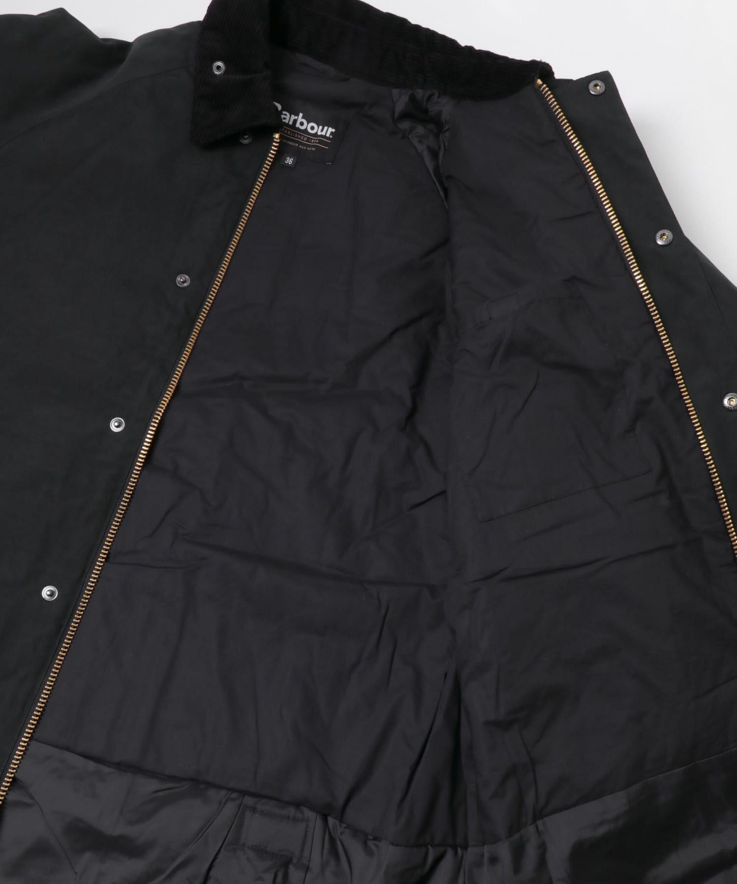 URBAN RESEARCH「Barbour　PADDED EXMOOR COAT」|ノーカラーコート|