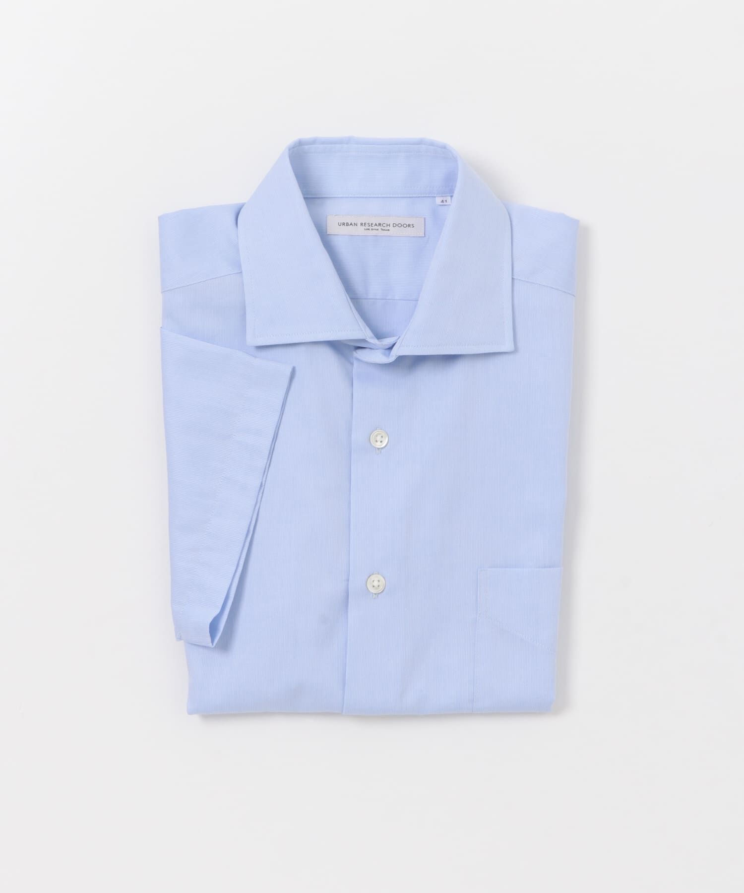 URBAN RESEARCH DOORS「LIFE STYLE TAILOR　セミワイド半袖シャツ」|シャツ・ブラウス|