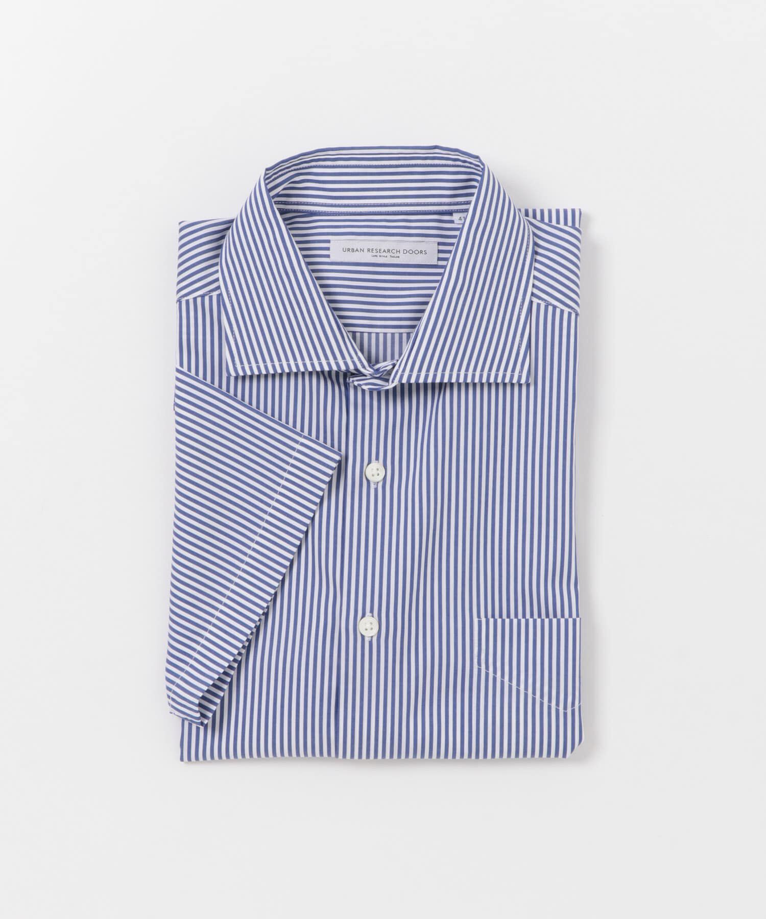 URBAN RESEARCH DOORS「LIFE STYLE TAILOR　セミワイド半袖シャツ」|シャツ・ブラウス|