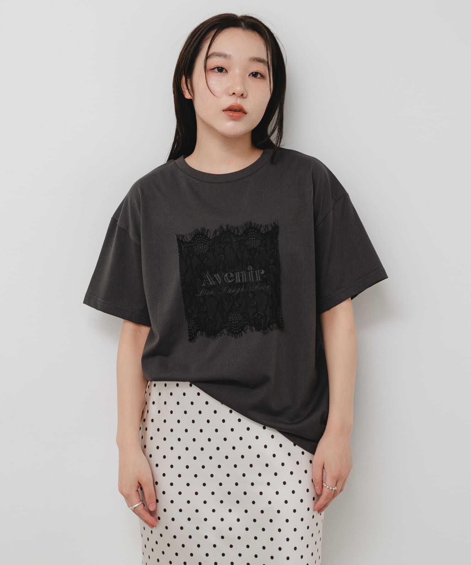SENSE OF PLACE by URBAN RESEARCH「レースロゴTシャツ」|Tシャツ・カットソー|