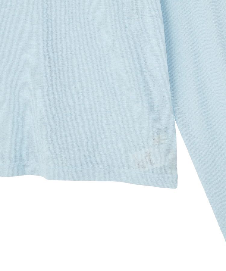 earth music&ecology「シアーワッフルプルオーバー」|Tシャツ・カットソー|