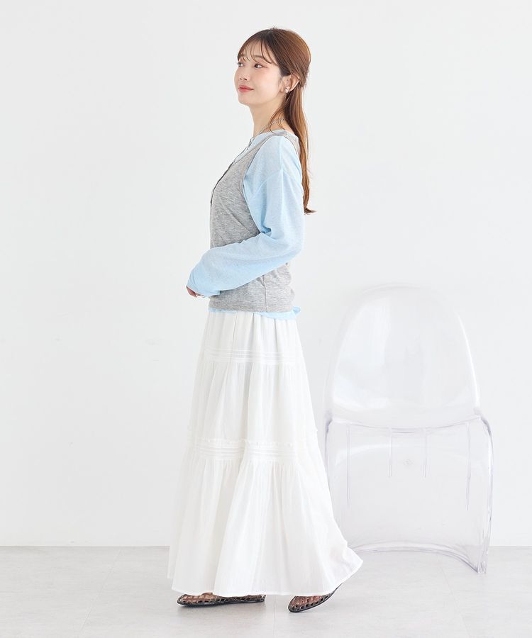 earth music&ecology「シアーワッフルプルオーバー」|Tシャツ・カットソー|