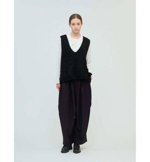 mizuiro ind「mizuiro ind ワイドカーゴパンツ」|カーゴ|