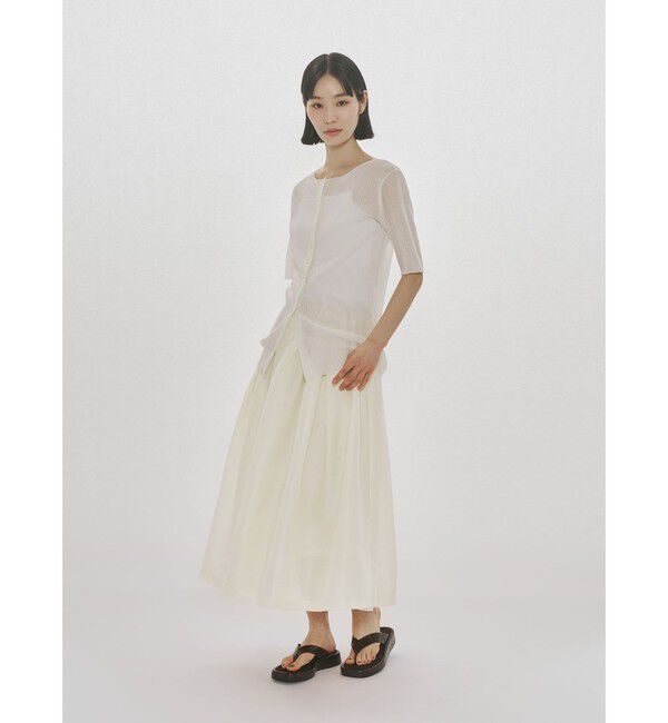 MIDIUMISOLID「MIDIUMISOLID for Ladies フレアミドルスカート」|スカート|