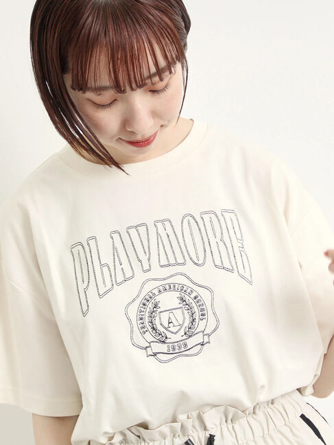 SM2「[接触冷感]刺繍ロゴアソートTシャツ」|Tシャツ・カットソー|オフホワイト
