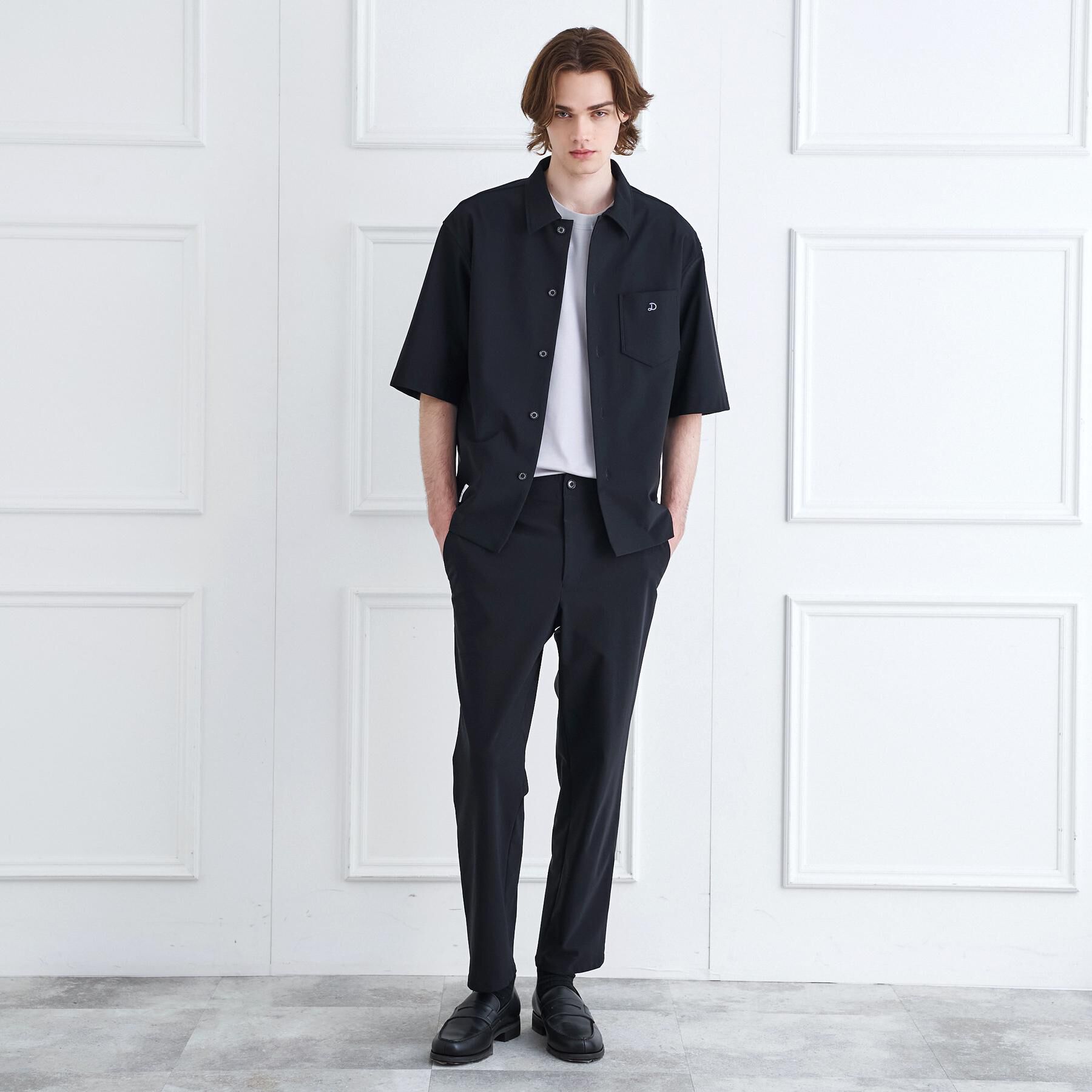 DRESSTERIOR「【接触冷感/UVカット/ウォッシャブル/Safari5月号掲載】AIRTOOL ハーフスリーブシャツ」|シャツ・ブラウス|