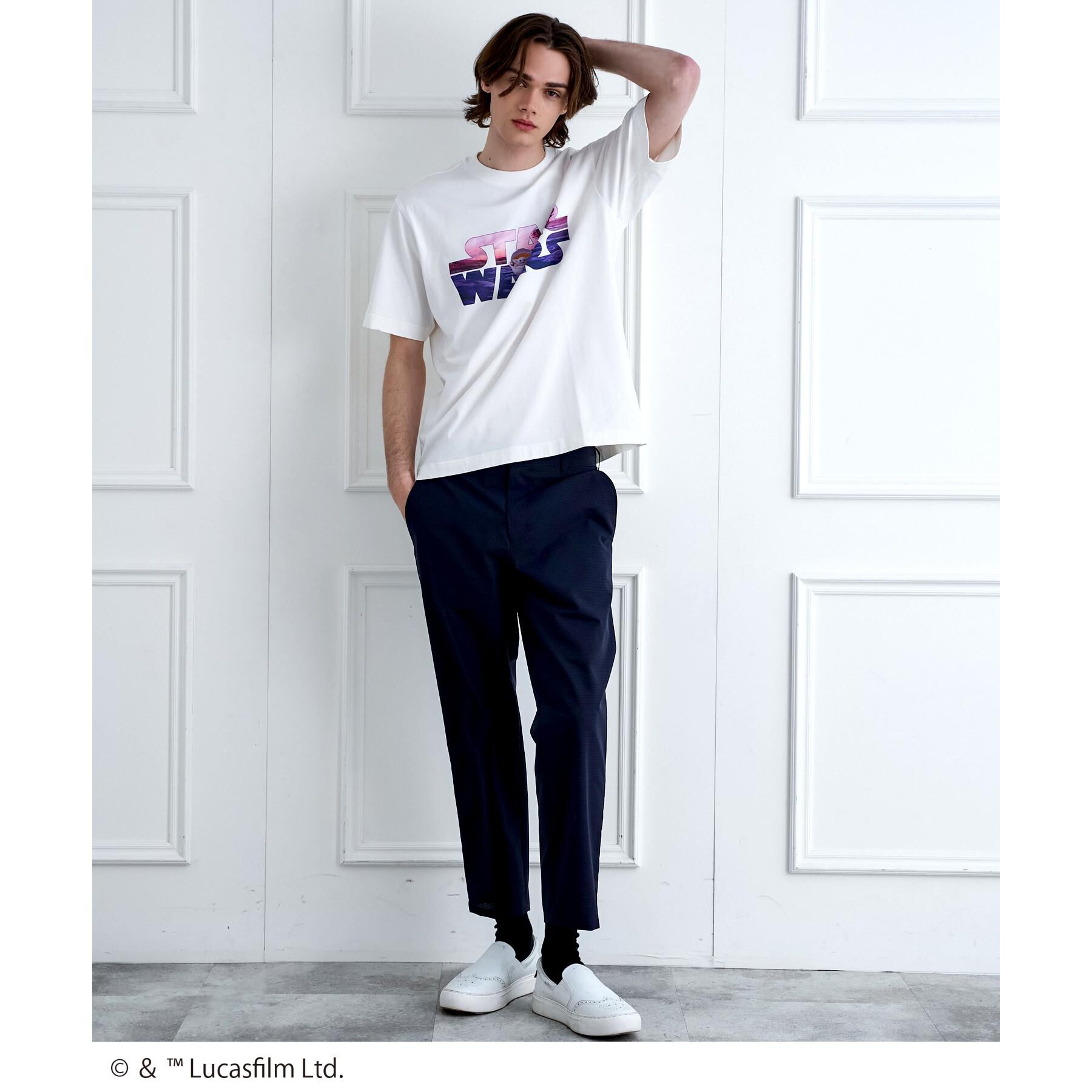 DRESSTERIOR「【接触冷感】STAR WARS ロゴTシャツ」|Tシャツ・カットソー|