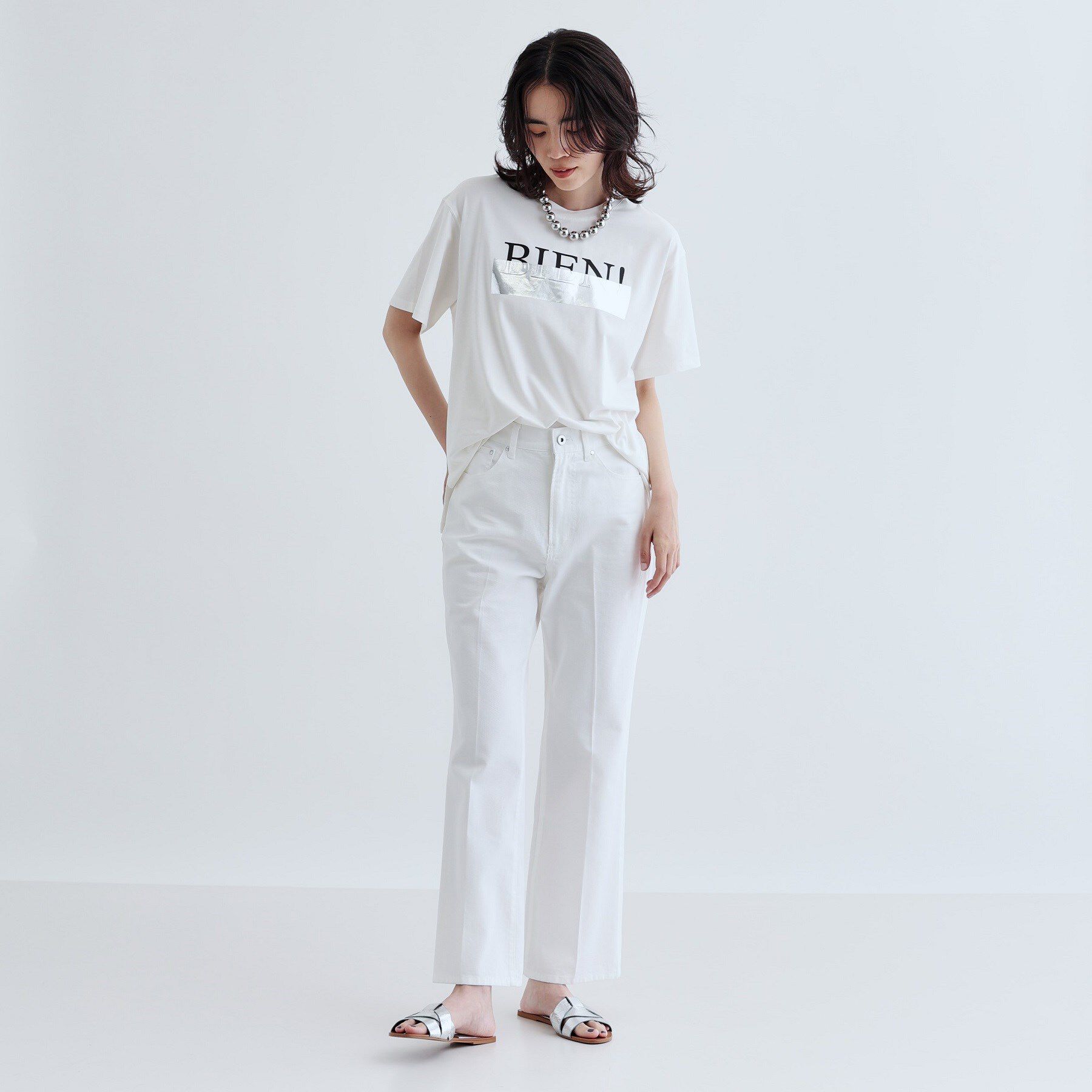 GALLEST「【再入荷】箔プリントロゴTシャツ」|Tシャツ・カットソー|