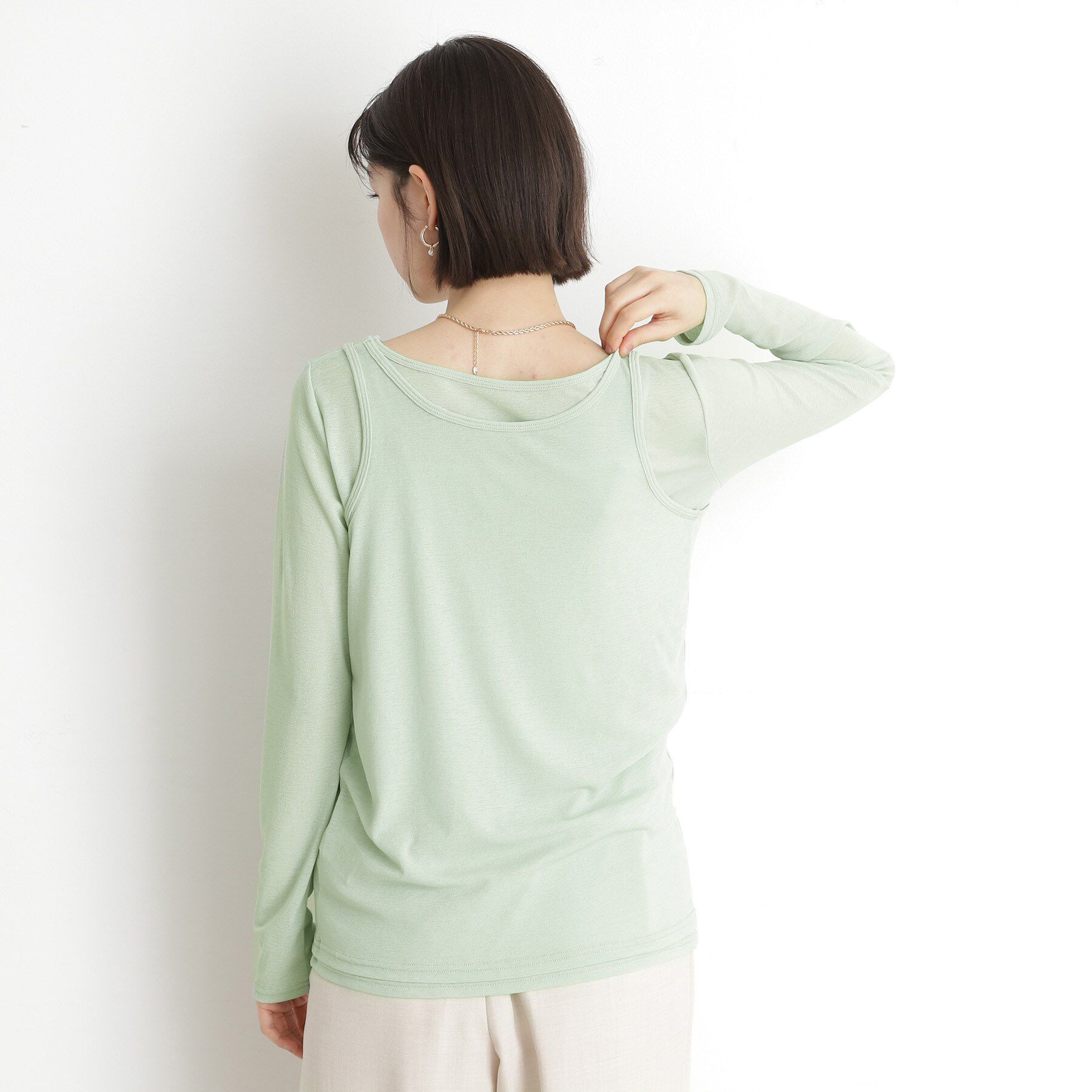 THE SHOP TK「シアーフライスレイヤード　【セットアイテム】」|Tシャツ・カットソー|