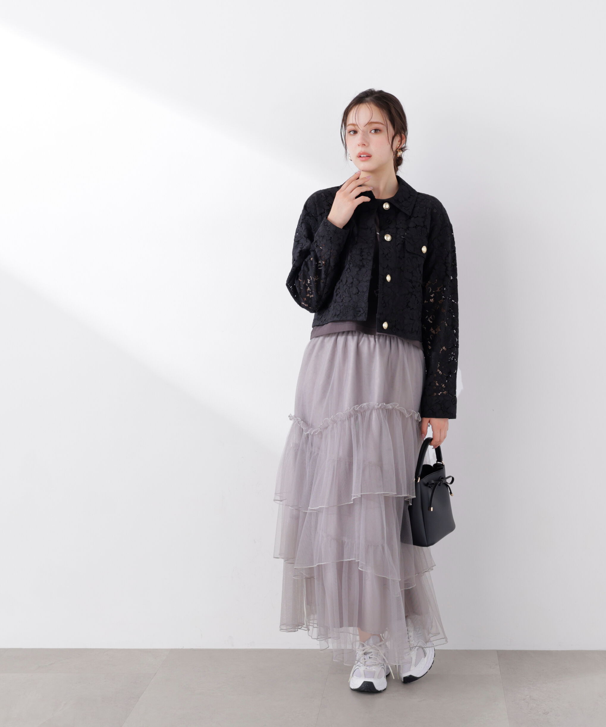 PROPORTION BODY DRESSING「レースブルゾン　26SS」|ブルゾン・スタジャン|