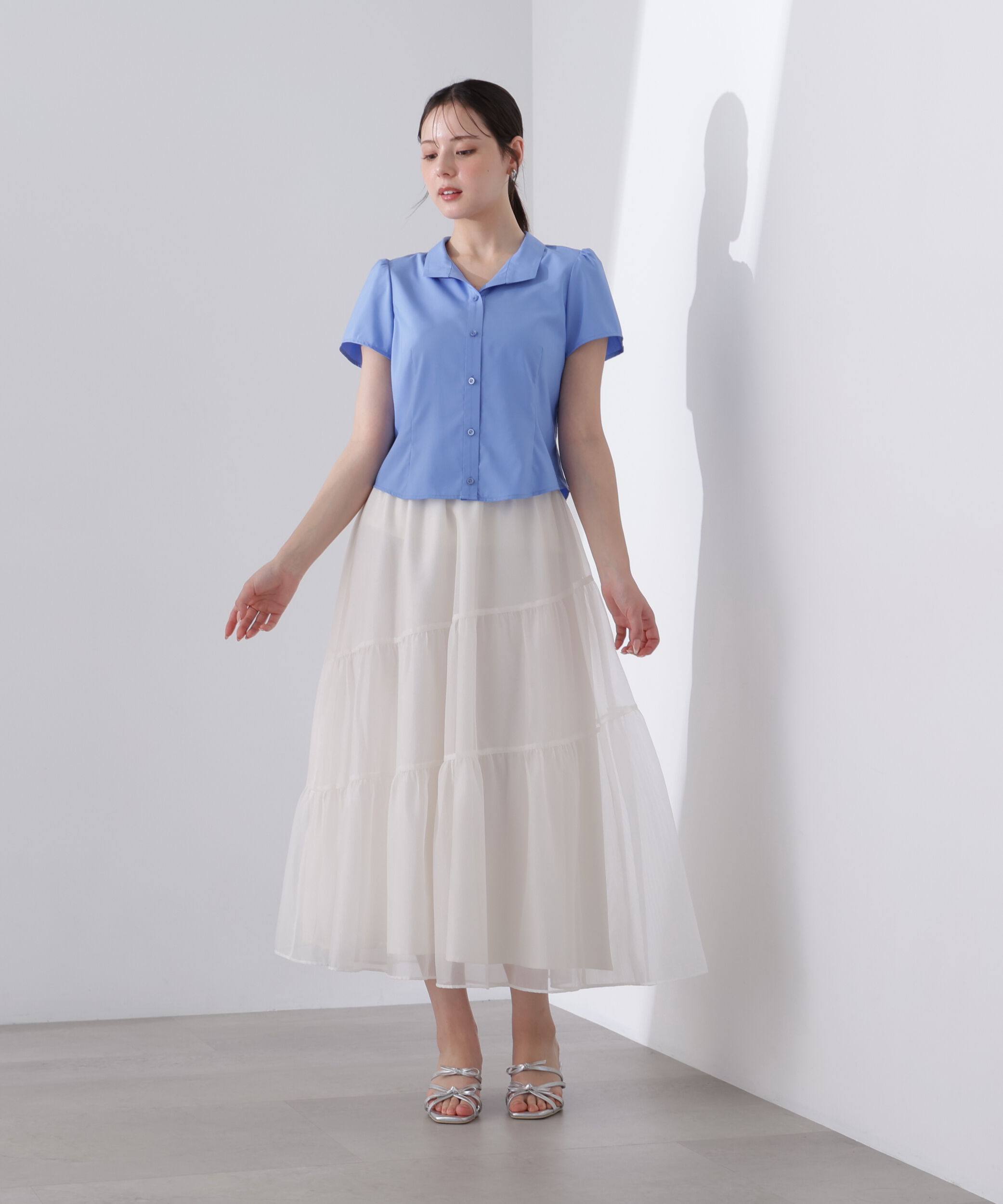 PROPORTION BODY DRESSING「ランダムティアードシアースカート 26SS」|スカート|