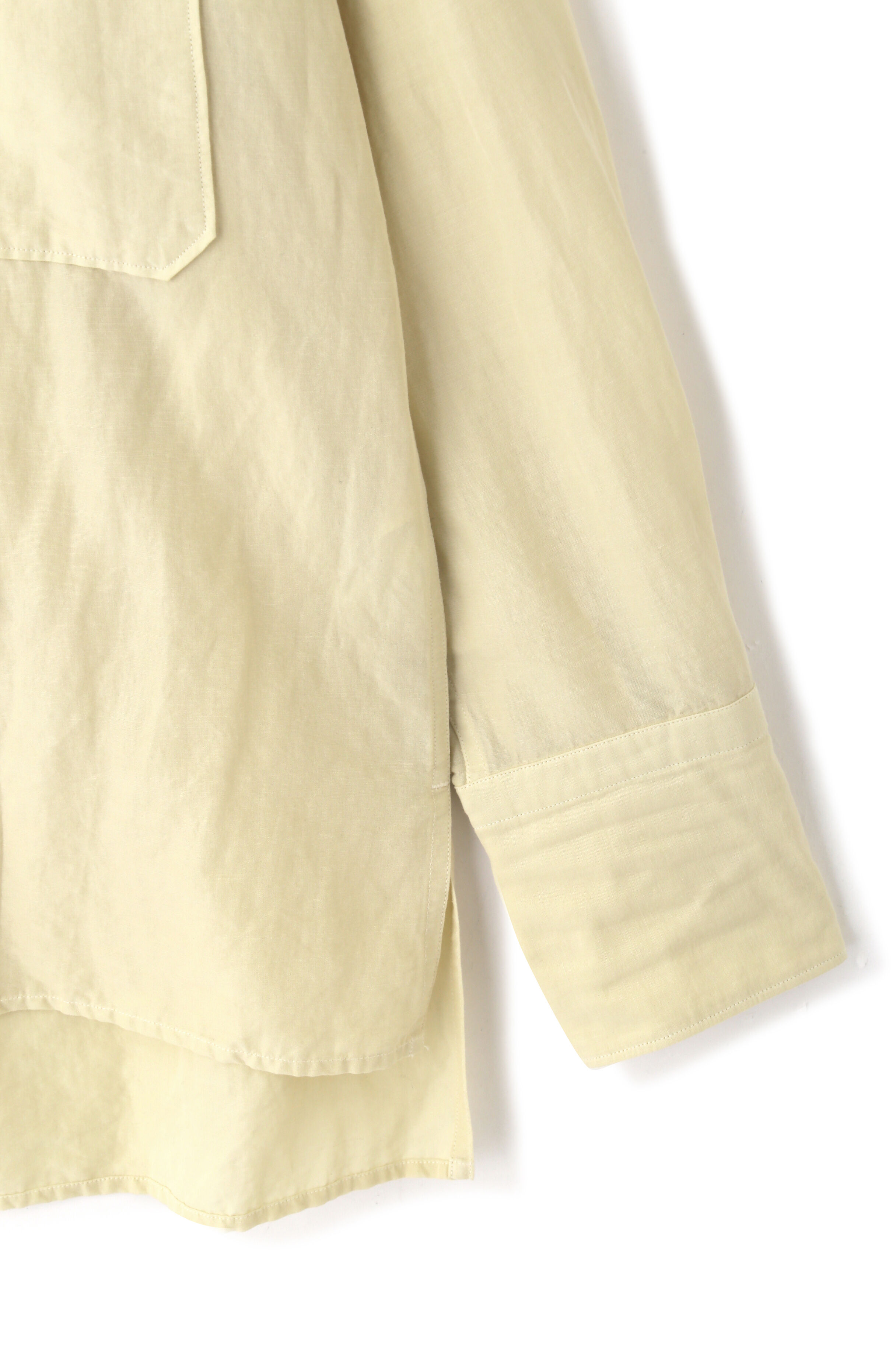 YLEVE 「YLEVE / COTTON RAMIE BROAD SHIRT」|シャツ・ブラウス|