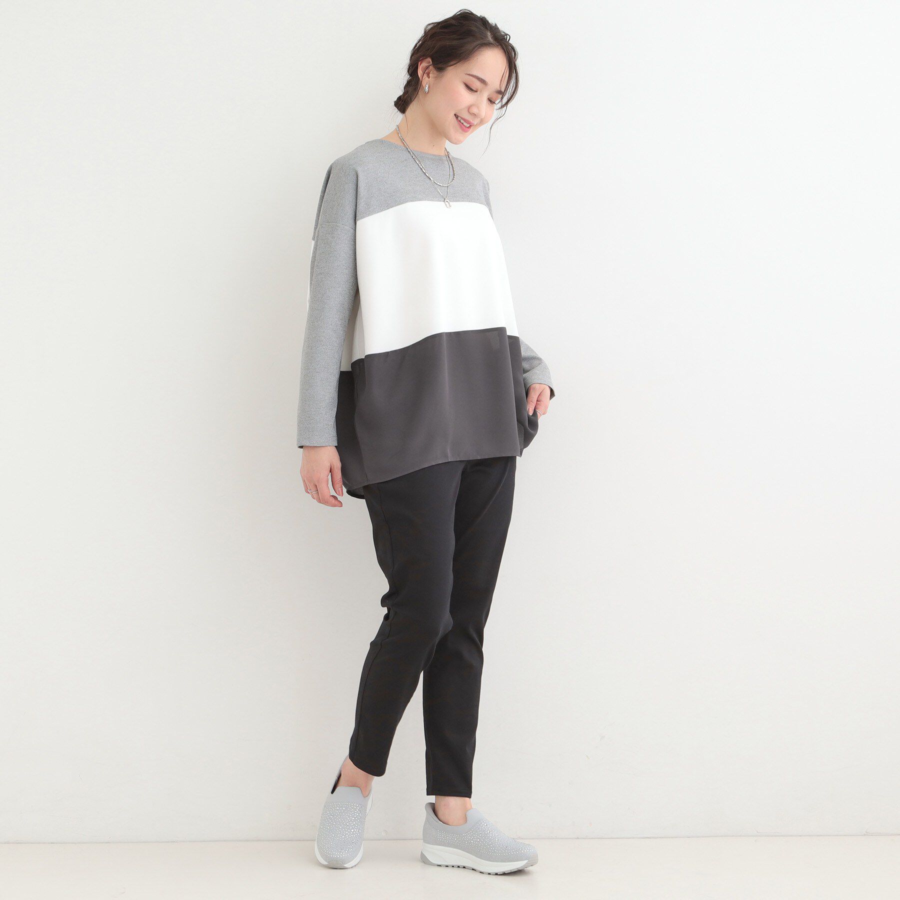SHOO･LA･RUE「【シュッと履ける】キラキラニットスリッポン」|その他|