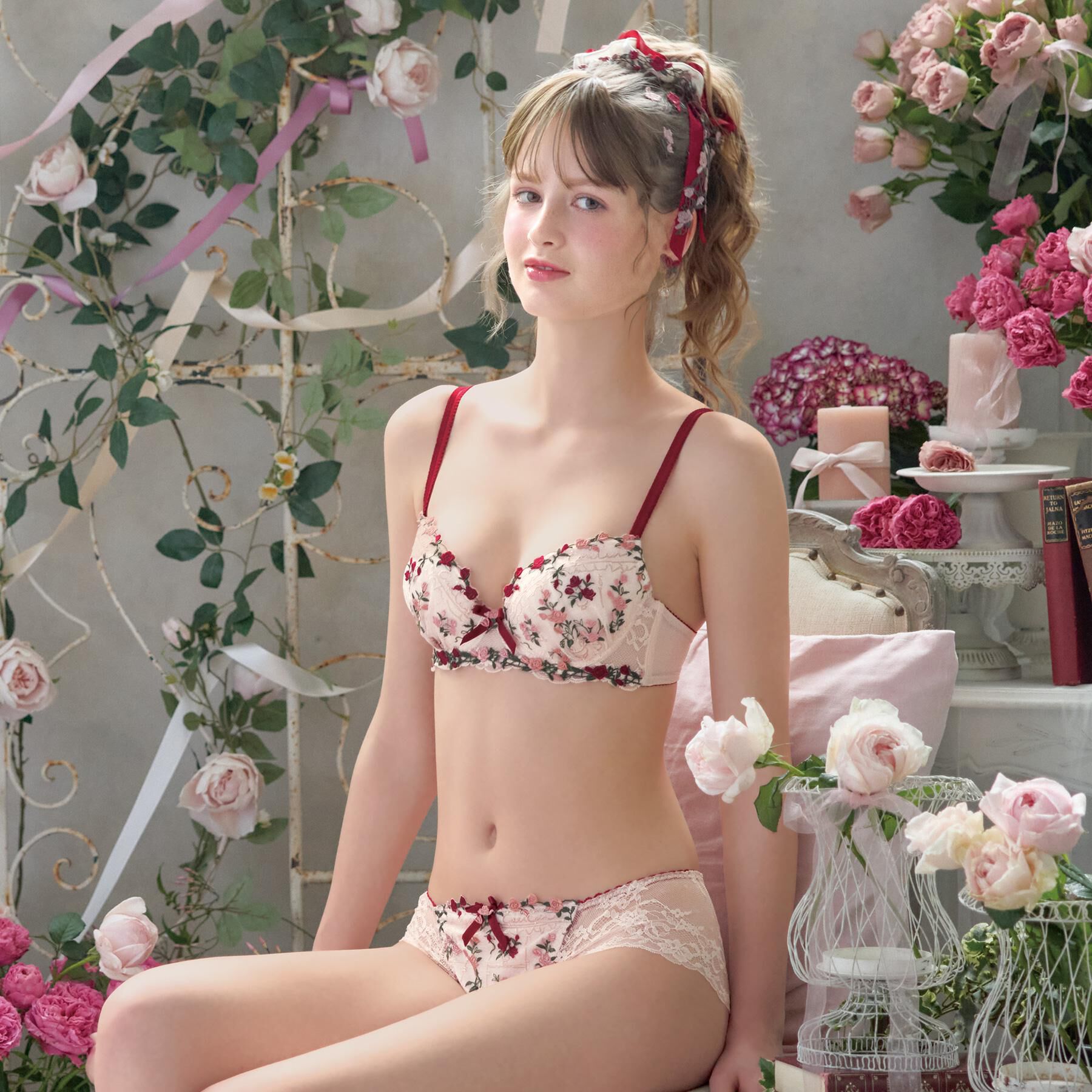 Risa Magli「エステル ブラジャー （G－I） ＜Glamor Bra／バストアップタイプ＞」|インナー|