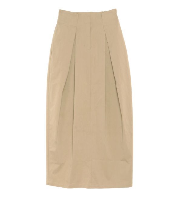 ELENDEEK「CROSS TUCK SK」|スカート|ベージュ