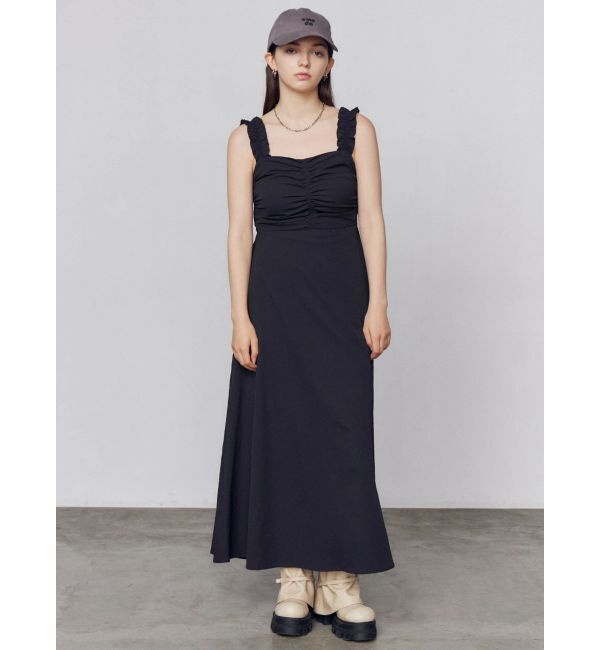 EMODA「バックオープンリボンマキシワンピース」|ワンピース|