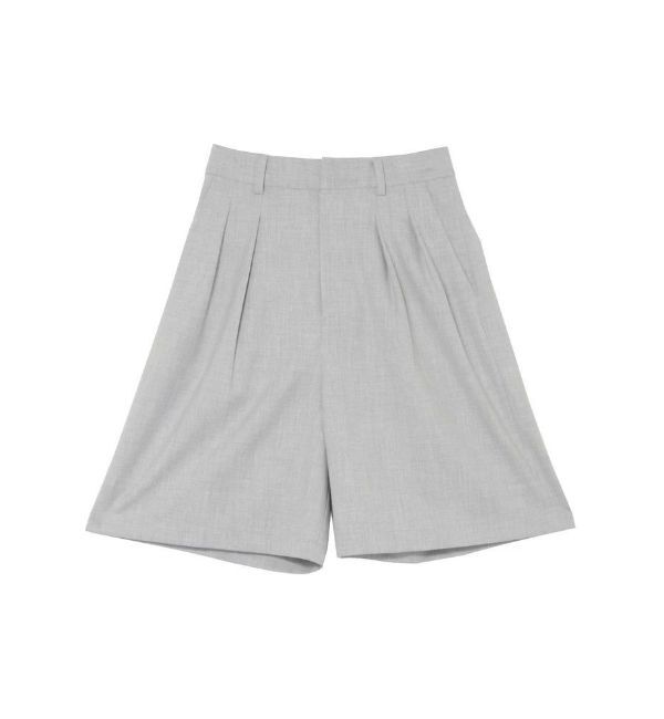 MERCURYDUO「【OUNNOUN】タックショートパンツ」|その他|ライトグレー