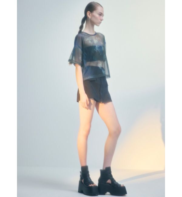MURUA「【LIA KIMURA&times;MURUA】シアーTシャツ」|Tシャツ・カットソー|