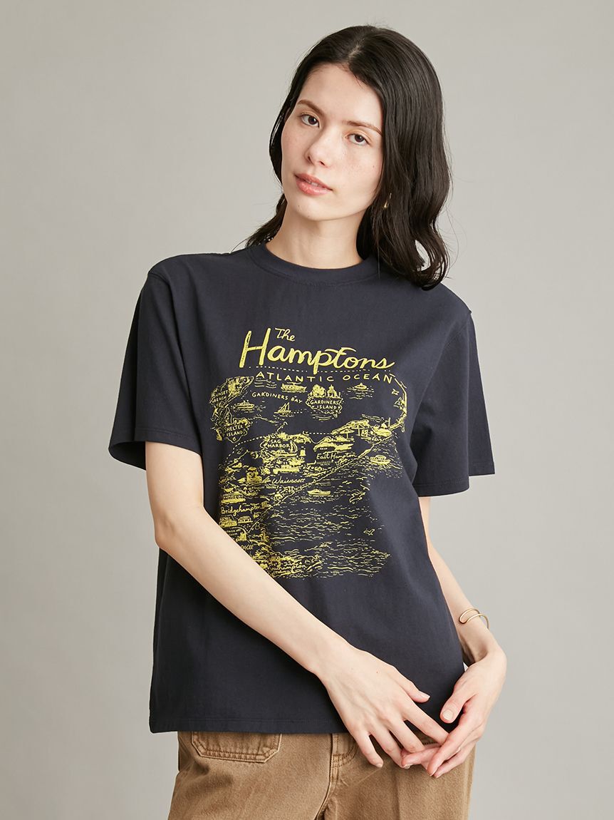 Mila Owen「MapPatternグラフィックＴシャツ」|Tシャツ・カットソー|