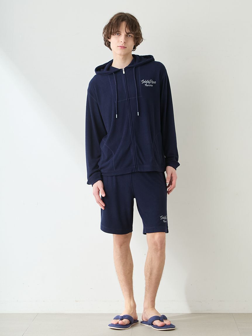 GELATO PIQUE HOMME「【HOMME】【接触冷感】【UVカット】パイルワンポイントロゴ刺繍ハーフパンツ」|その他|
