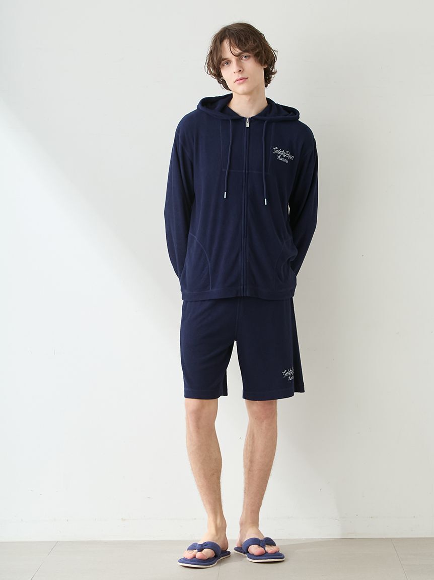 GELATO PIQUE HOMME「【HOMME】【接触冷感】【UVカット】パイルワンポイントロゴ刺繍ハーフパンツ」|その他|