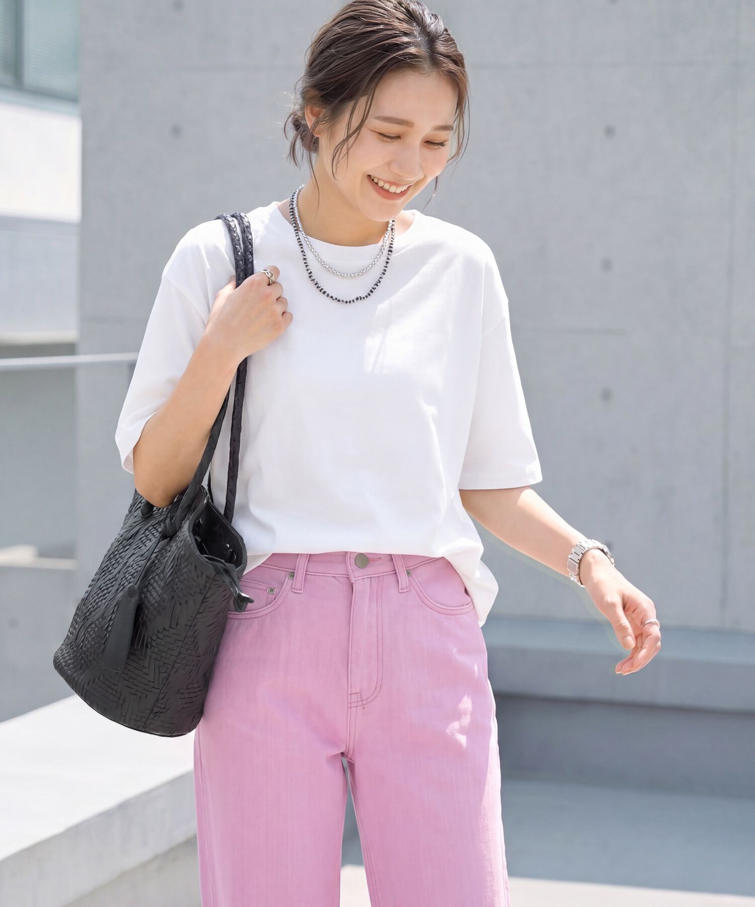 STYLE DELI「【ものづくりJAPAN】ディオラマBASICボーイズTシャツ」|Tシャツ・カットソー|ホワイト