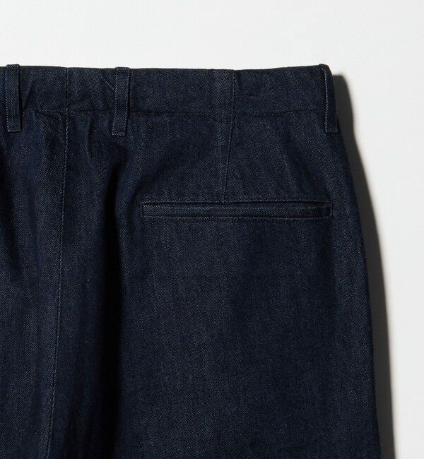 UNITED ARROWS green label relaxing「ウォッシュド ワイド デニムパンツ」|デニム|
