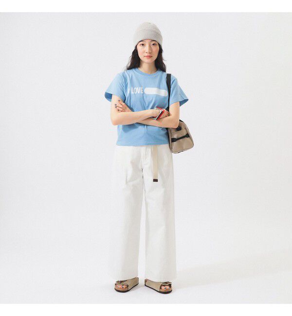 BEAMSBOY「【別注】Champion / プリント Tシャツ」|Tシャツ・カットソー|