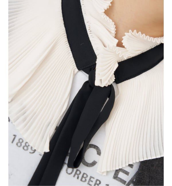 IENA「L'UNE/リュンヌ PLEATS COLLAR 付け襟」|その他|