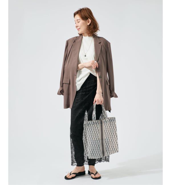 VERMEIL par iena「Lace Overlay Scarf」|その他|