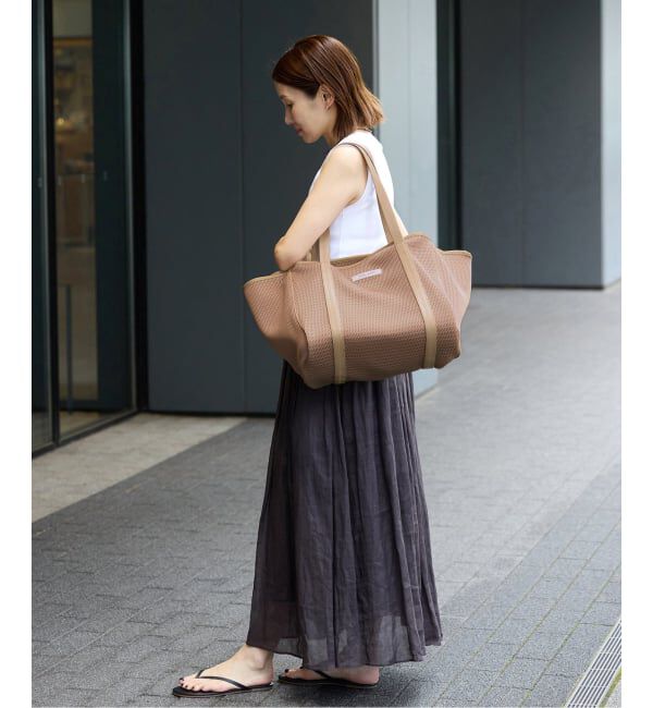 IENA「qbag paris/キューバッグ パリ NEST ZIP L バッグ」|トートバッグ|